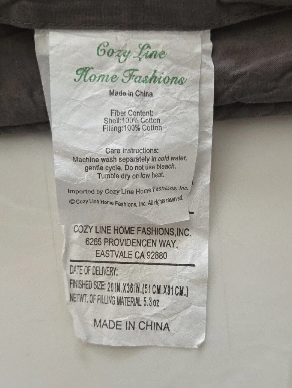 New Cozy Line Home Fashions King Pillow Shams-100% Cotton, 20